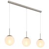 Kop NOWA 3-lågig avlång pendellampa 104 cm E27 modern taklampa för kök och matrum