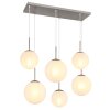 NOWA Kop modern pendellampa för matbord, kök och vardagsrum 6-lågig E27 93,5 cm