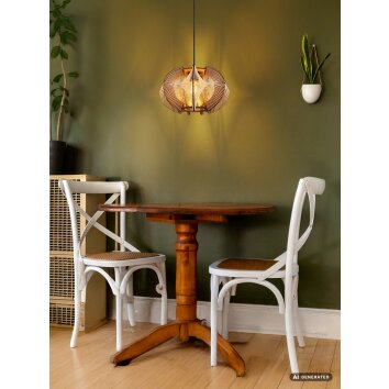 NOWA Sakura modern golvlampa, stående lampa E27 150 cm, Ø 34 cm, avlång design