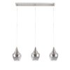 NOWA Drop modern pendellampa för kök och matrum med 3 lampor, E14, avlång design, 15 cm