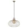 NOWA Mateo pendellampa hänglampa med korgformad skärm i modern stil, E27, Ø 40 cm, 60 W