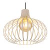 NOWA Mateo pendellampa hänglampa med korgformad skärm i modern stil, E27, Ø 40 cm, 60 W