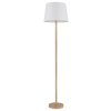 NOWA Joris modern golvlampa med rund skärm, E27, 151 cm för vardagsrum och hall