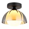 NOWA Eva modern taklampa rund Ø 20 cm, G9 för Matrum och Vardagsrum i stilren design