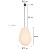 Steinhauer Sable pendellampa taklampa med kupa i modern stil för matrum och vardagsrum