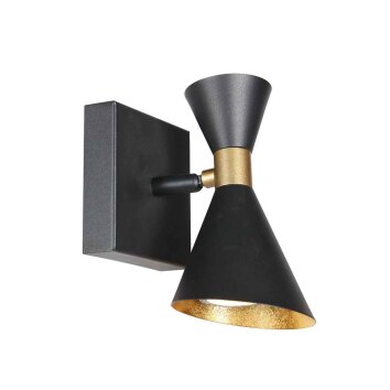 Steinhauer Preto väggspotlight med vridbart lamphuvud, GU10, modern stil