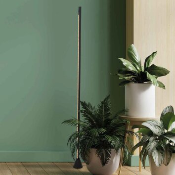 Steinhauer Luzhaz smal LED-golvlampa för matrum och vardagsrum med modern profil