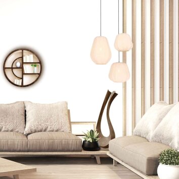 Steinhauer Sable pendellampa, taklampa i modern design, längd 28 cm, för matrum