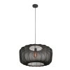 Steinhauer Sable modern rund hänglampa för vardagsrum, E27, Längd 60 cm