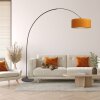 Steinhauer Curve bågformad golvlampa E27 för vardagsrum och läshörna i modern stil