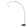 Steinhauer Curve båggolvlampa, modern golvlampa för vardagsrum och läshörna