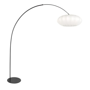 Steinhauer Curve modern båglampa golvlampa med av/på-brytare E27 för läsning