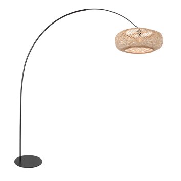 Steinhauer Curve båglampa i modern stil, 210 cm, för vardagsrum och matrum