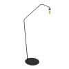 Steinhauer Zig-Zag modern bågformad golvlampa med strömbrytare och E27-sockel