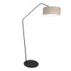 Steinhauer Zig-Zag båglampa golvlampa med böjd arm och rund fot i modern stil