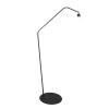 Steinhauer Zig-Zag båglampa golvlampa med böjd arm och rund fot i modern stil