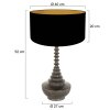 Steinhauer Bois orientalisk bordslampa med strömbrytare och E27-fattning