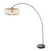 Steinhauer Solva båglampa, justerbar golvlampa i modern stil för vardagsrum
