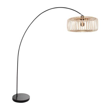 Steinhauer Solva båglampa, justerbar golvlampa i modern stil för vardagsrum