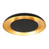 Steinhauer modern LED ringformad taklampa Golden Veil, dimbar med 2700 Kelvin varmvit