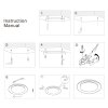 Steinhauer modern LED ringformad taklampa Golden Veil, dimbar med 2700 Kelvin varmvit