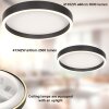 Steinhauer Ringlux LED plafond taklampa, rund Ø 30 cm, modern med 2 ljuspunkter