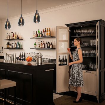 Steinhauer Glimsy LED justerbar golvlampa för vardagsrum i modern stil 170 cm