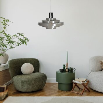 Steinhauer Cirque modern skulptural ringformad pendellampa med justerbar längd 50 cm