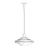 Steinhauer Cirque modern designpendellampa, justerbar hänglampa med öppna ringar, E27