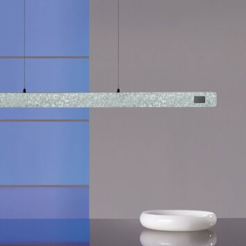 Steinhauer Fluxy LED-pendellampa 6-ljus justerbar modern för matrum, sovrum och vardagsrum