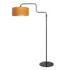 Steinhauer Bloeba bågformad golvlampa med justerbar arm för vardagsrum och sovrum