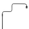 Steinhauer Bloeba bågformad golvlampa med justerbar arm för vardagsrum och sovrum