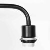 Steinhauer Golvlampa Bloeba med ställbar vinklad arm, blå skärm, dimbar modern stil