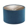 Steinhauer Golvlampa Bloeba med ställbar vinklad arm, blå skärm, dimbar modern stil