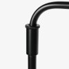Steinhauer Golvlampa Bloeba med ställbar vinklad arm, blå skärm, dimbar modern stil