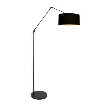 Steinhauer Prestige Chic golvlampa med riktbar arm för läshörna i vardagsrum