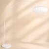 Steinhauer Sparkled Light båglampa golvlampa med justerbar bågarm och E27-sockel