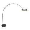 Steinhauer Ringlux LED båglampa, golvlampa med båge, 2 ljuspunkter, modern