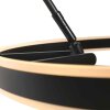 Steinhauer Ringlux LED båglampa, golvlampa med båge, 2 ljuspunkter, modern