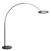 Steinhauer Ringlux LED båglampa, golvlampa med båge, 2 ljuspunkter, modern
