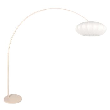 Steinhauer Sparkled Light båglampa golvlampa med justerbar arm, E27 och rund fot