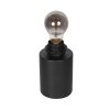 Steinhauer Bleoba rund bordslampa E27, modern för matrum, sovrum och vardagsrum