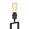 Steinhauer Bordslampa Stang med rektangulärt ramstativ, dimbar, ställbar, silverskärm