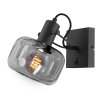 Steinhauer Glaslic modern justerbar vägglampa väggspotlight E27 för sovrum och vardagsrum