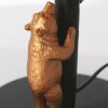Steinhauer Animaux bordslampa med björnmotiv, E27, strömbrytare, rund, 45 cm