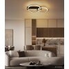 Globo Fletcher LED dubbelringad taklampa i modern design för hemmet