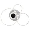 Globo Johnson ringformad LED taklampa med fjärrkontroll för vardagsrum och hall