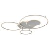 Globo Johnson LED takplafond med ringar, fjärrkontroll, 2700-6500 K, 6300 lm, 60 W