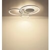 Globo Johnson LED takplafond med ringar, fjärrkontroll, 2700-6500 K, 6300 lm, 60 W