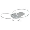 Globo Johnson LED takplafond med ringar, fjärrkontroll, 2700-6500 K, 6300 lm, 60 W